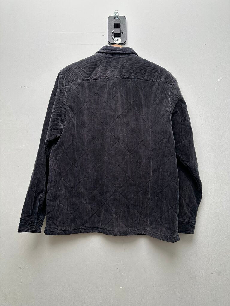 Preowned Supreme Quilted Corduroy Black Shirt sz.M