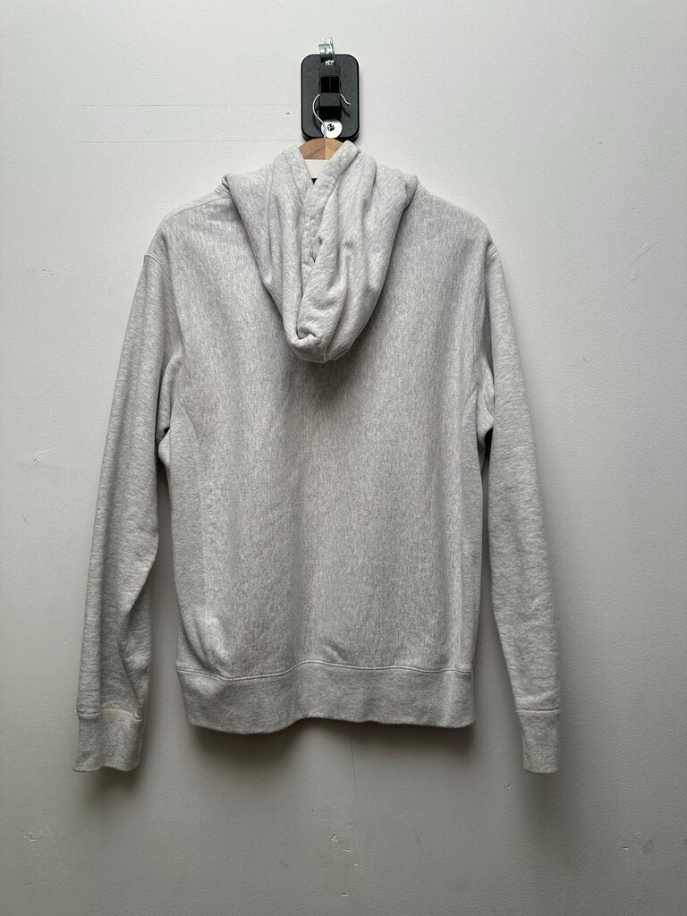 Preowned Supreme Blue Yellow Graffiti Logo Grey Hoodie sz.M