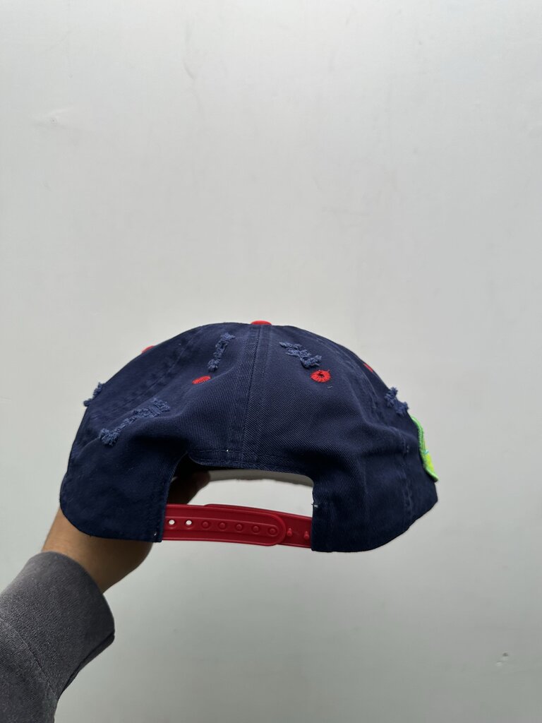 New Up 7 Skate Navy Red Street Team Hat