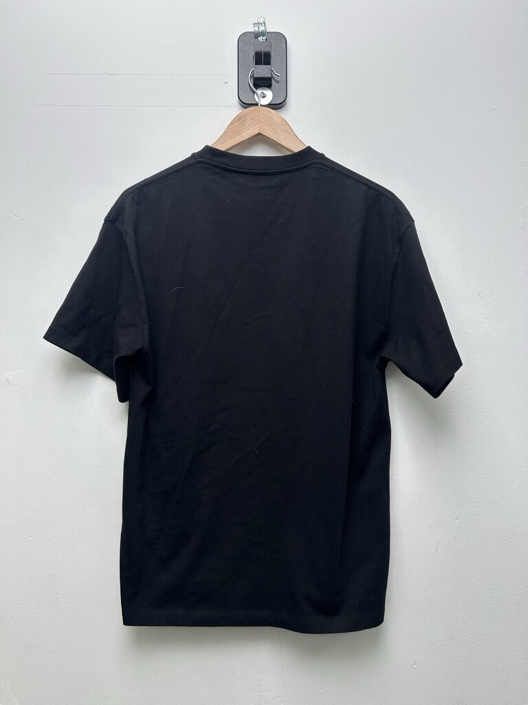 Preowned Celine Black White Horse Tee Sz.Small