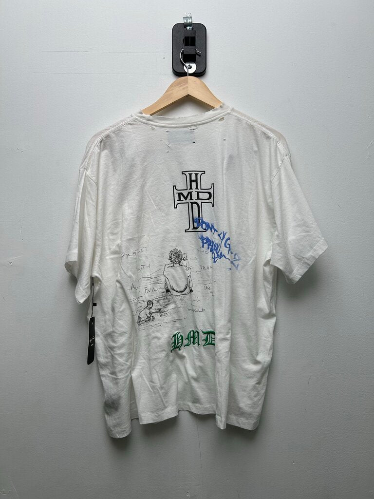 New HMDD Chim Problem White Teee Size Medium