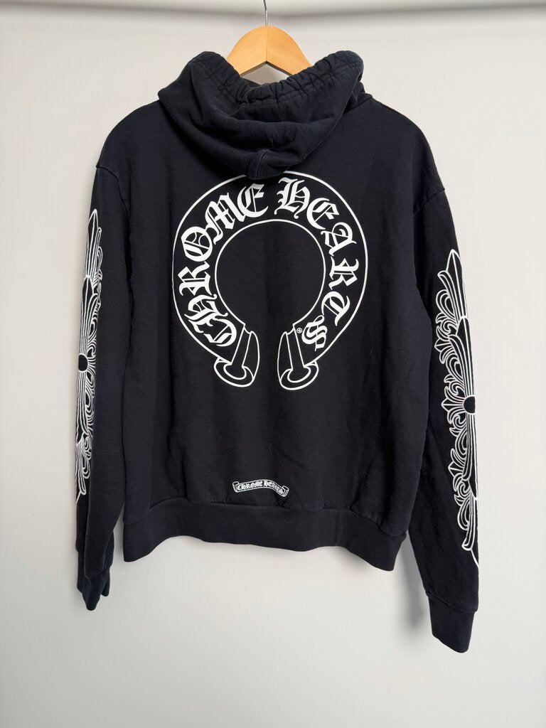 Pre-Owned Black Chrome Hearts Floral Hoodie Sz. S