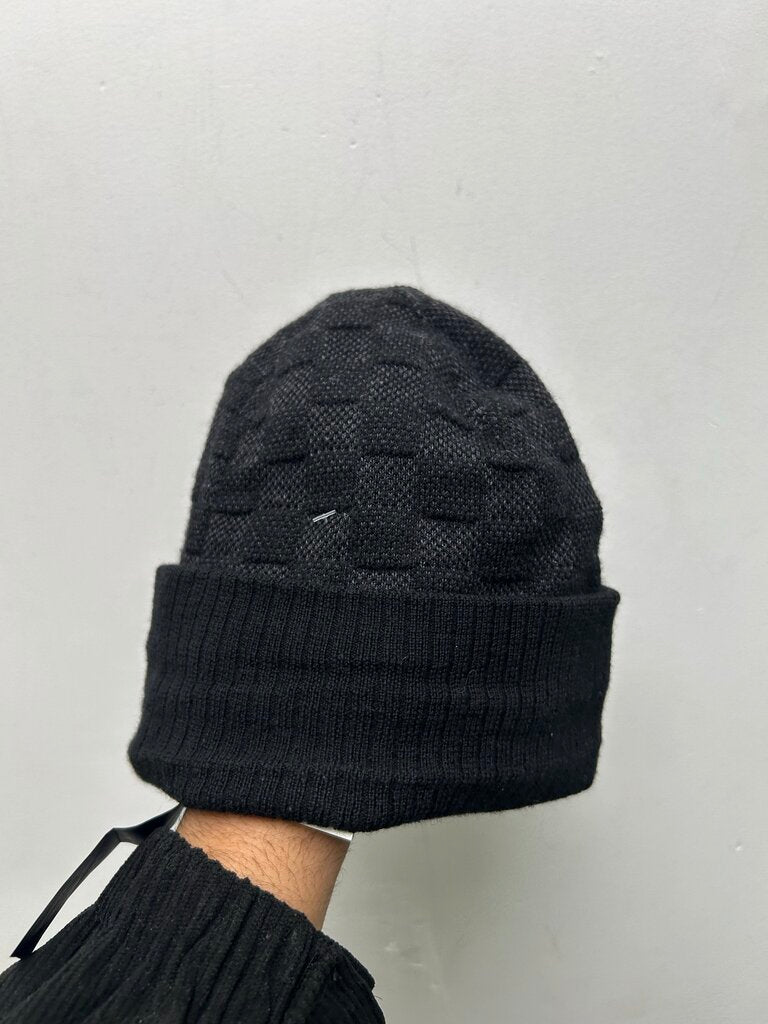 Preowned Louis Vuitton Black Neo Petit Damier Beanie