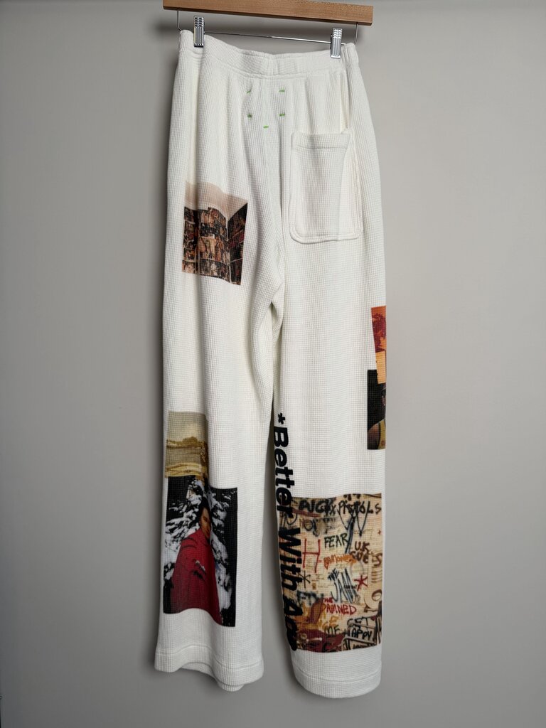 New Better With Age White Ricky Waffle Bottom's Sz. M