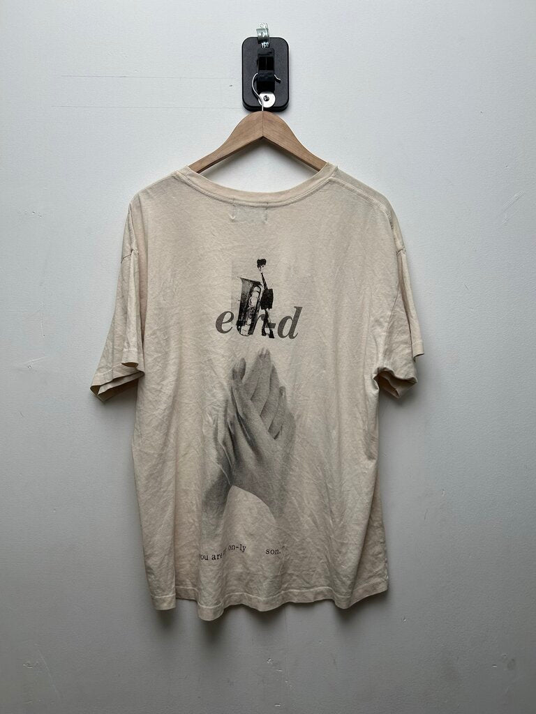 Preowned ERD You are my Only Son Cream Tee sz.M
