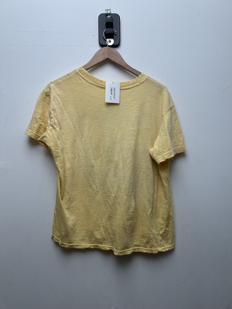 Preowned Gv Gallery Yellow Basketball Tee Size Small
