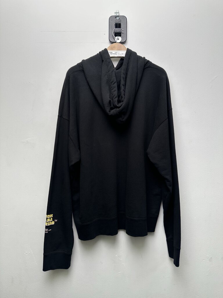 New MMY Black Smiley Hoodie Size 48