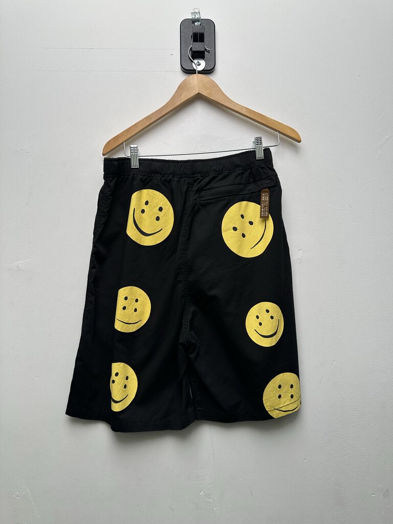 Preowned Kapital Black yellow Smiley Shorts Size 3