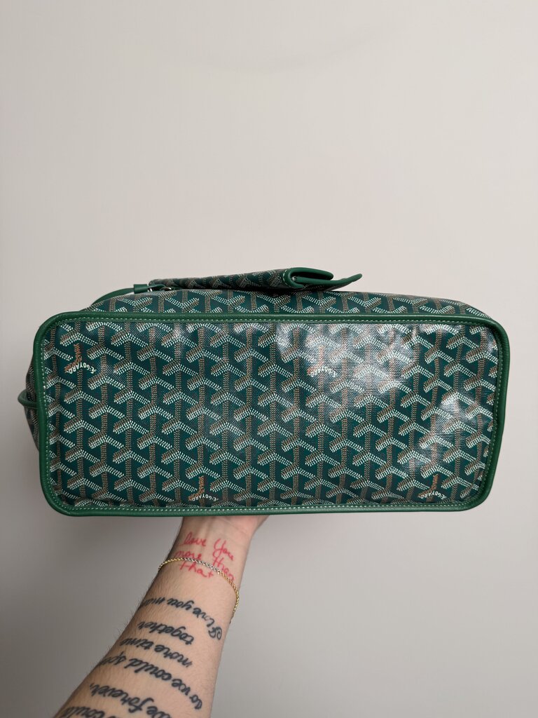 Pre-Owned Goyard Green St. Louis PM Reversible
