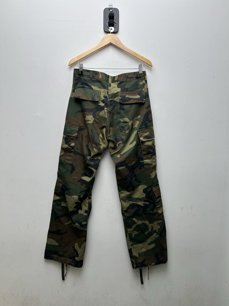 Preowned GV Gallery Yellow RH logo Camo Cargo Pants sz.S