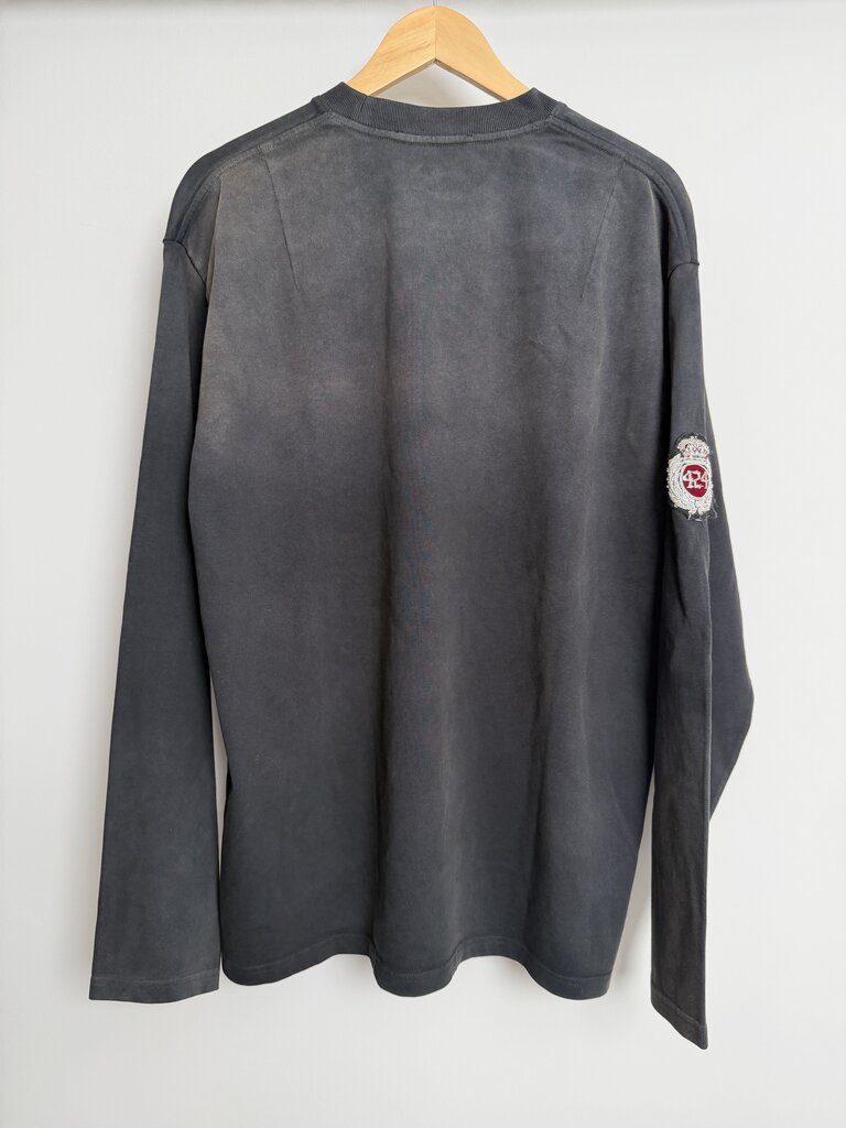 New 424 Sicko Crest Logo BFP Logo BlacK L/S size L