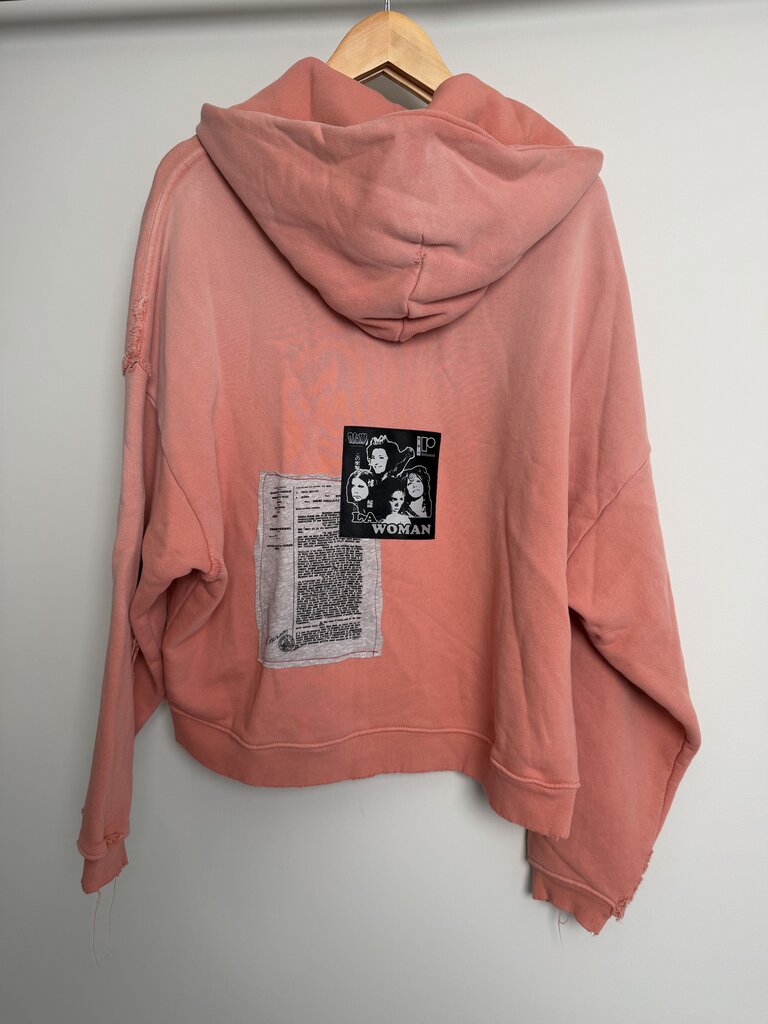 New Alta Cienega Pink Zip Hoodie size M/L