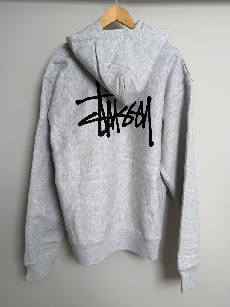 New Stussy Basic Grey Hoodie size XL