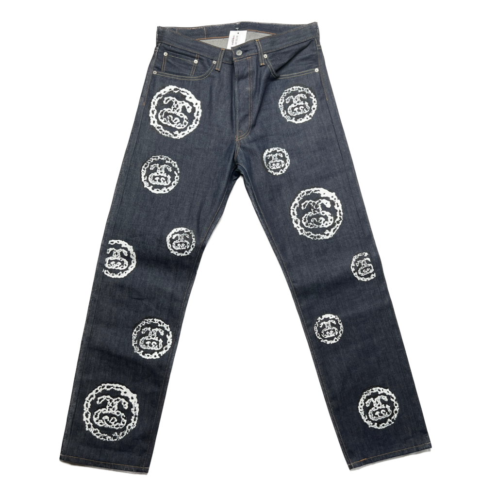 New Denim Tears Stussy Raw Jeans