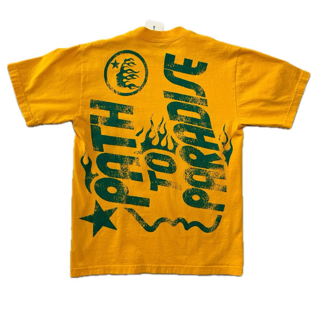 New Hellstar Jesus Yellow Tee size XL