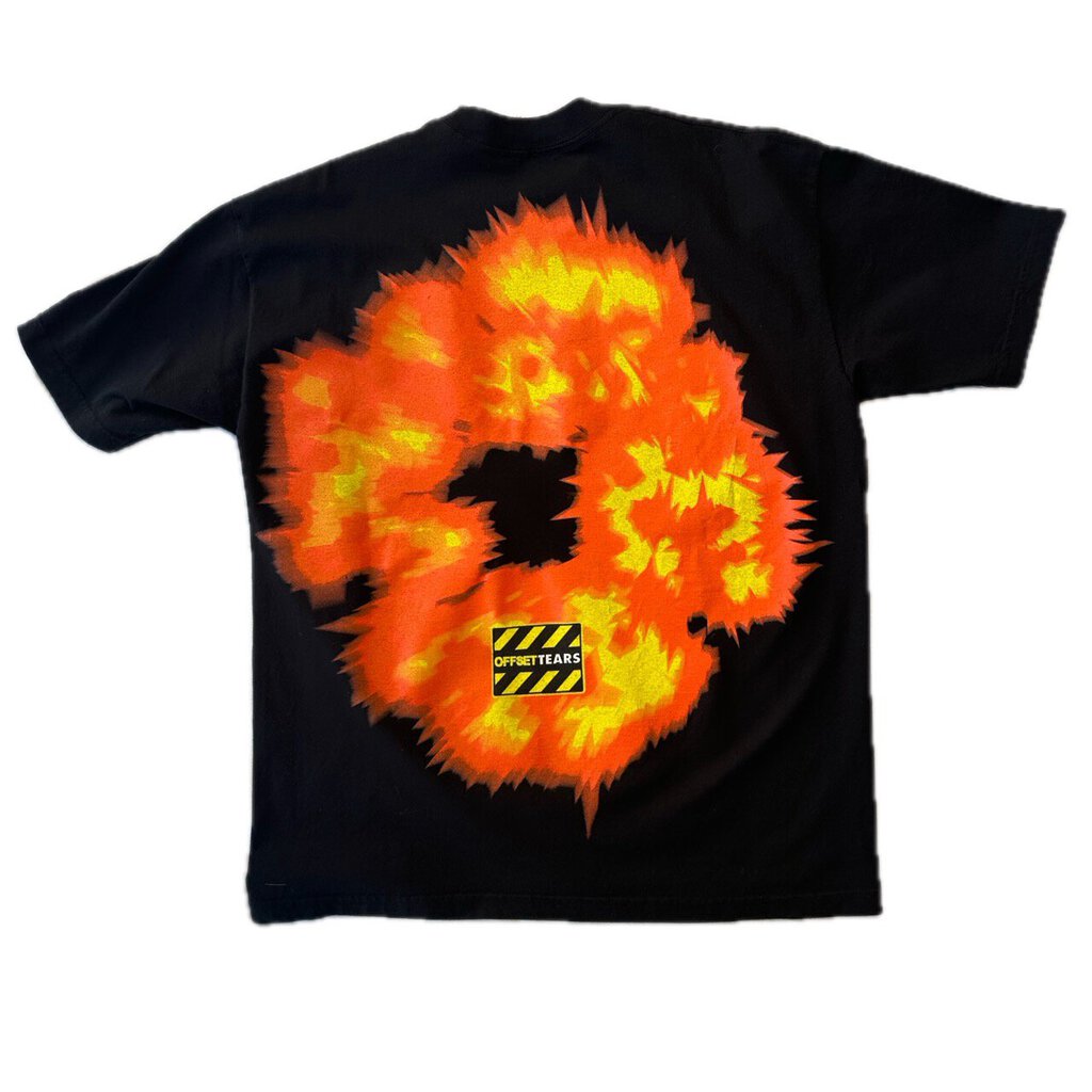New Denim Tears Offset Black Tee size L