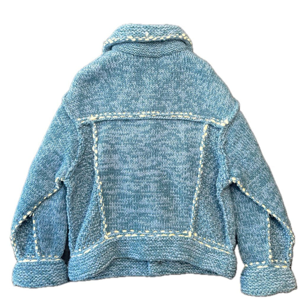 New Kapital Knit Blue Jacket Size O/S