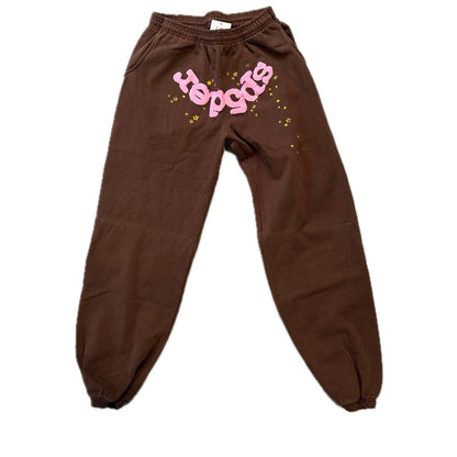 New Sp5der Brown & Pink Sweats sz.L