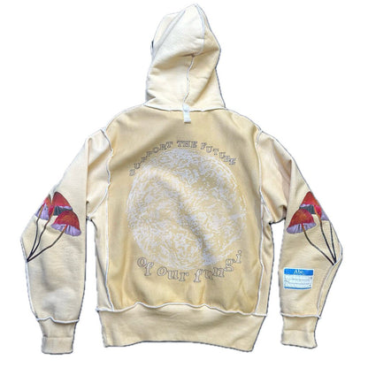 Preowned ABC Yellow Hoodie sz.XL