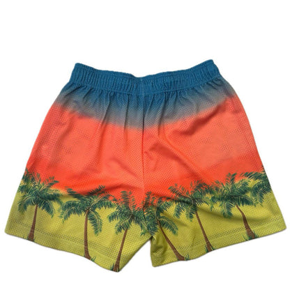 New Eric Emanuel EE Green Palm Shorts sz.S