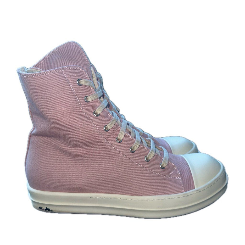 Preowned Rick Owens DRKSHDW Ramone High Light Pink Size 46 (No Box)