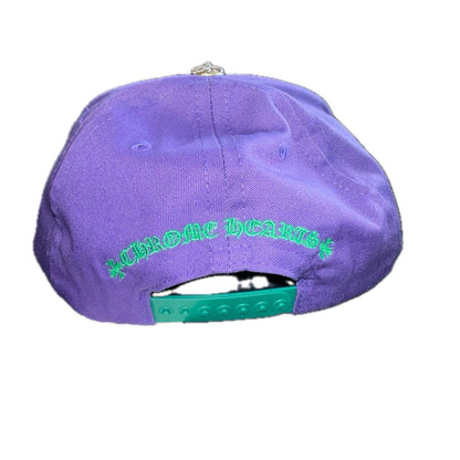 Preowned Chrome Hearts Purple Green Hat