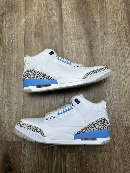 New Jordan 3 UNC sz. 10.5