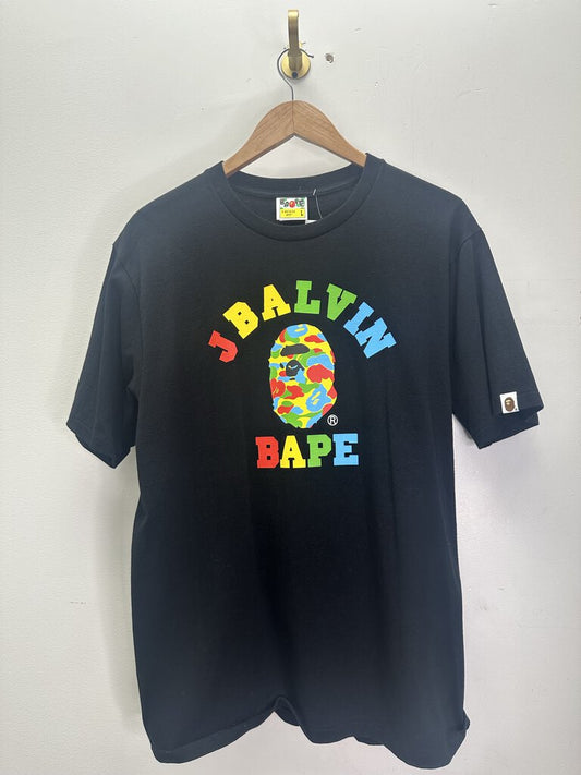 Bape J Balvin Tee Black Size L