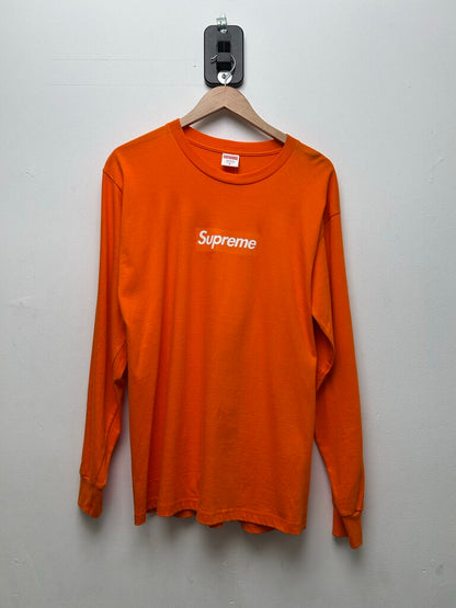 New Supreme Orange Bogo Long Sleeve sz.M