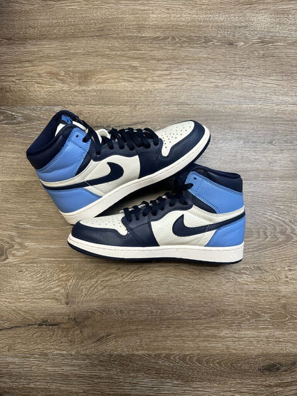 Preowned Jordan 1 Obsidian sz.8.5