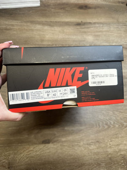 Preowned Jordan 1 Obsidian sz.8.5