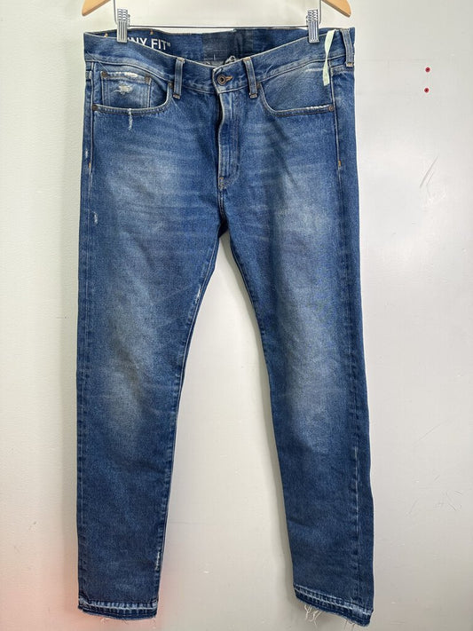 Preowned Off-White Patch Denim sz.33
