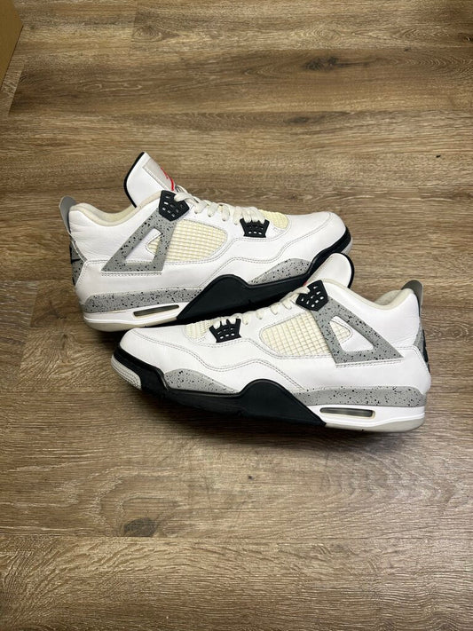 Preowned Jordan 4 White Cement sz.14
