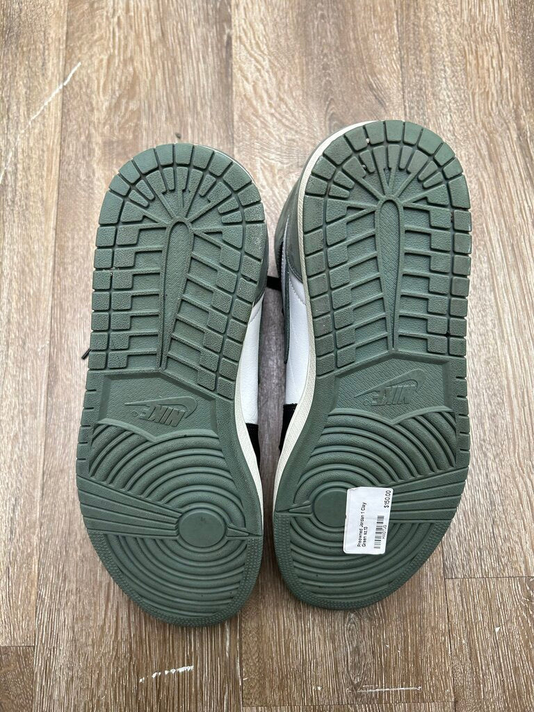 Preowned Jordan 1 Clay Green sz.13