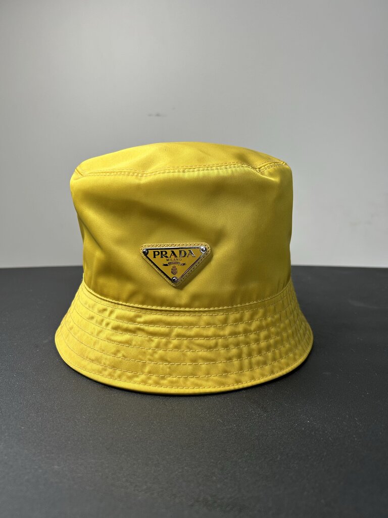 Preowned Prada Bucket Hat Yellow