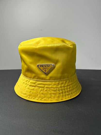 Preowned Prada Bucket Hat Yellow