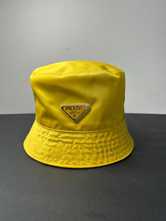 Preowned Prada Bucket Hat Yellow
