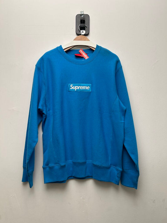 New Supreme Crewneck Bright Royal sz.L