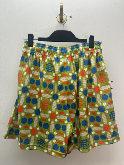 New Eric Emanuel EE Groovy Green Shorts sz.XL