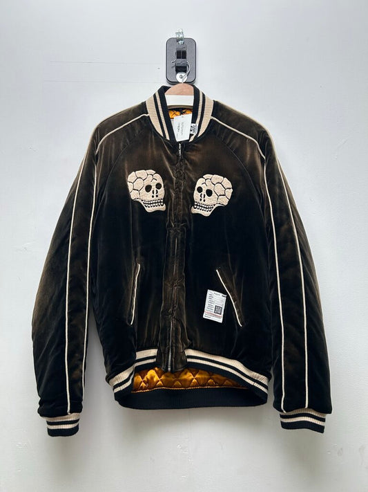 New Mihara Yasuhiro Black Brown Jacket size 48