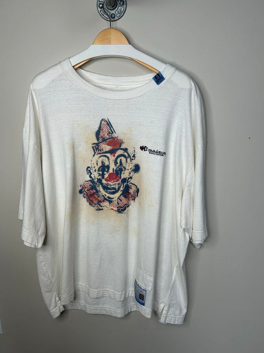 New MMY Clown Cream White Tee size 48