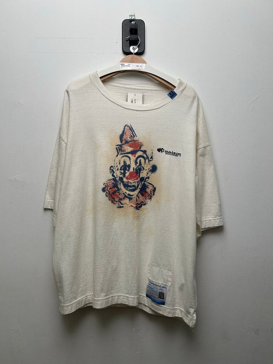 New MMY Clown Cream White Tee size 48