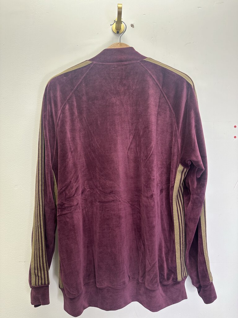 Preowned Needles Burgundy/Brown Track Jacket sz.XL