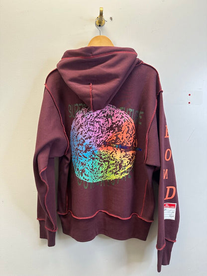 Preowned ABC Burgundy Hoodie sz.XL