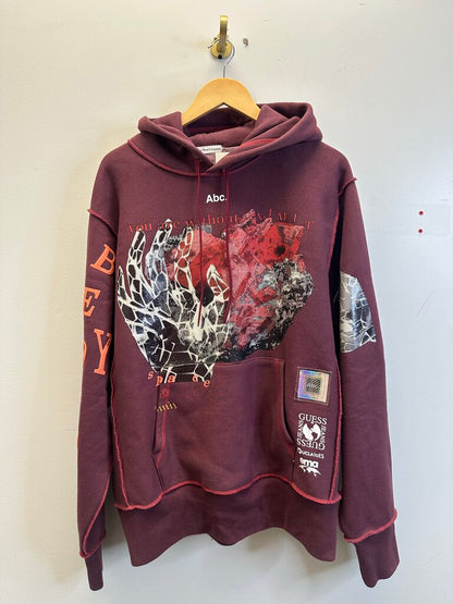 Preowned ABC Burgundy Hoodie sz.XL