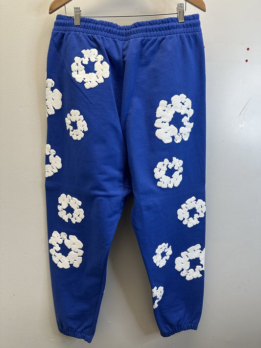 New Denim Tears Blue Wreath Sweatpants Size XL