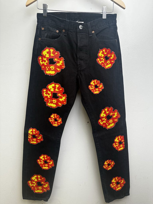 New Offset Denim Tears Wreath Jeans Size 29