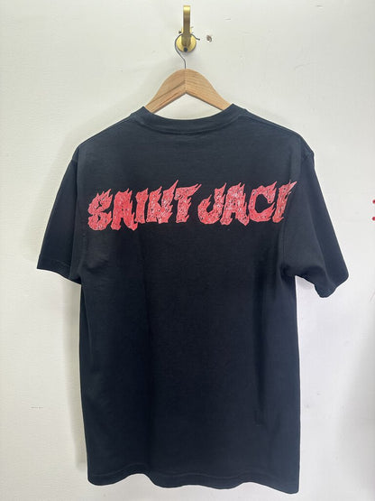 New Utopia Saint Michaels Friends Black Tee Size Medium