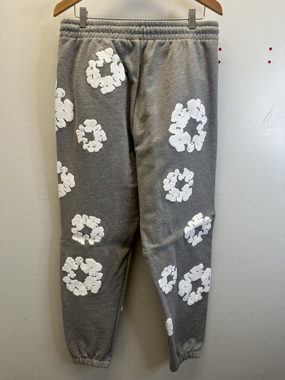 New Denim Tears Grey Wreath Sweatpants Size Large
