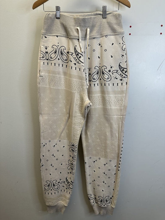 New Kapital Paisley Cream Pants Size 3